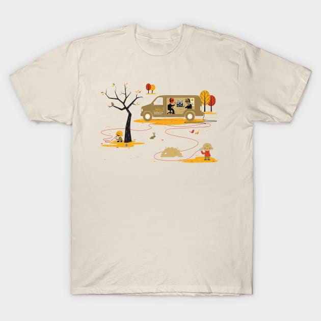 Tin Can Surveillance T-Shirt by Made With Awesome